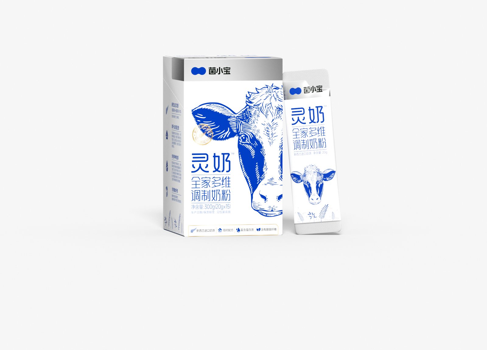 灵奶全家多维调制奶粉